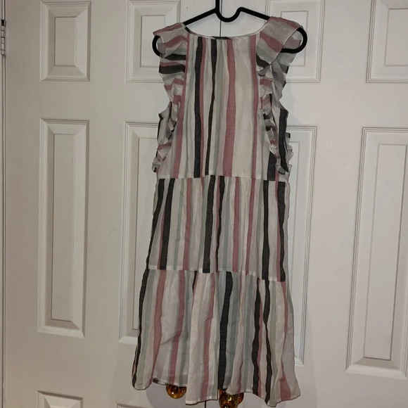 Vero Moda Boho cottage core  Tavi cotton Ruffles dress Sz S - Picture 6 of 14